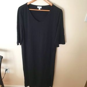 J Jill Pure Jill Luxe Tencel Black Dress XL